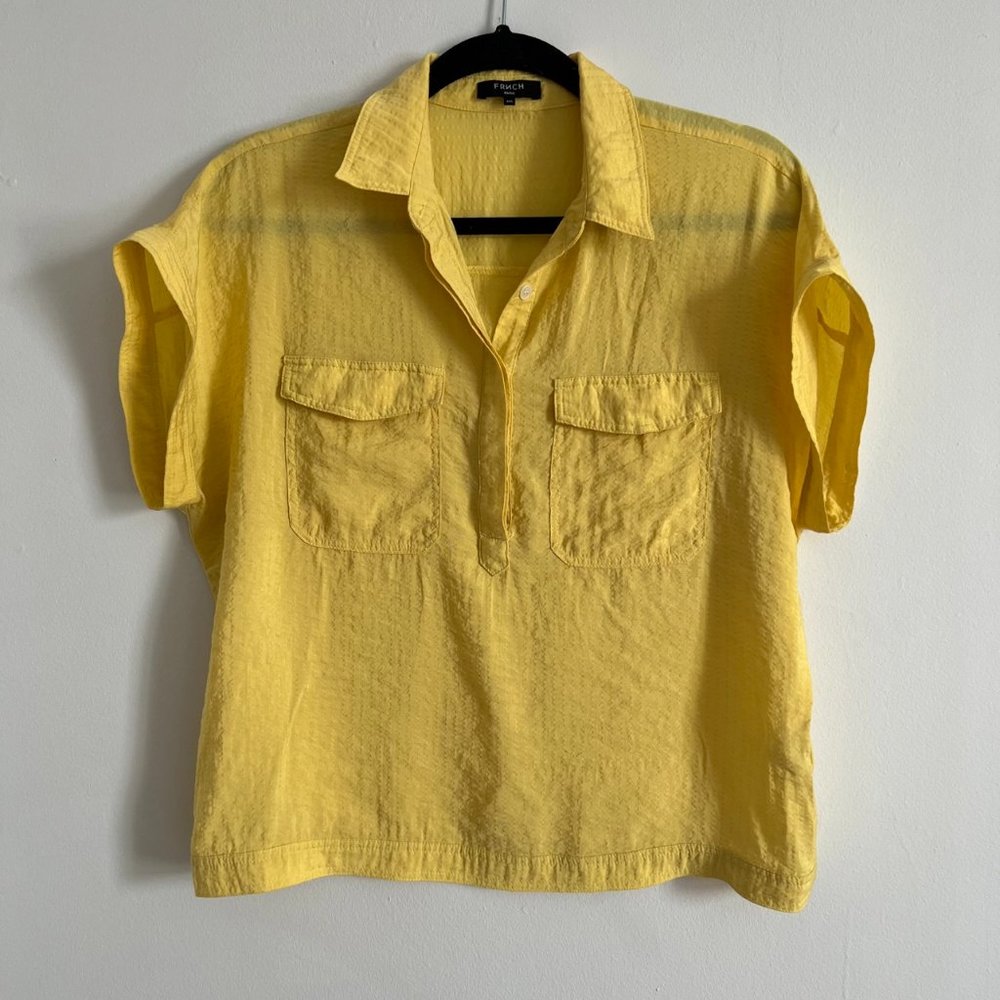 FRNCH Paris yellow blouse
